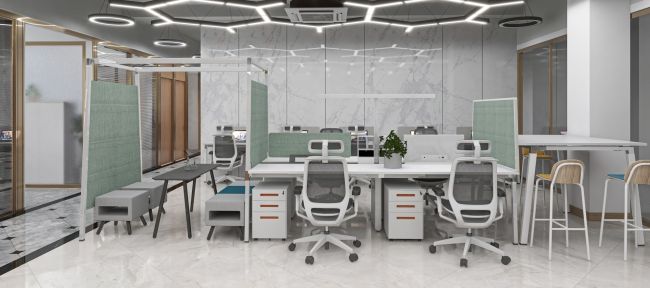 Офис сетки компьютера посадочных мест мебели штата свертывая белый высокий задний предводительствует 4