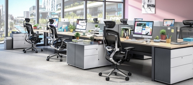 Надувательство офиса шарнирного соединения рамки GTChair серое хорошо ослабляет стул 3 офиса дизайна эргономический